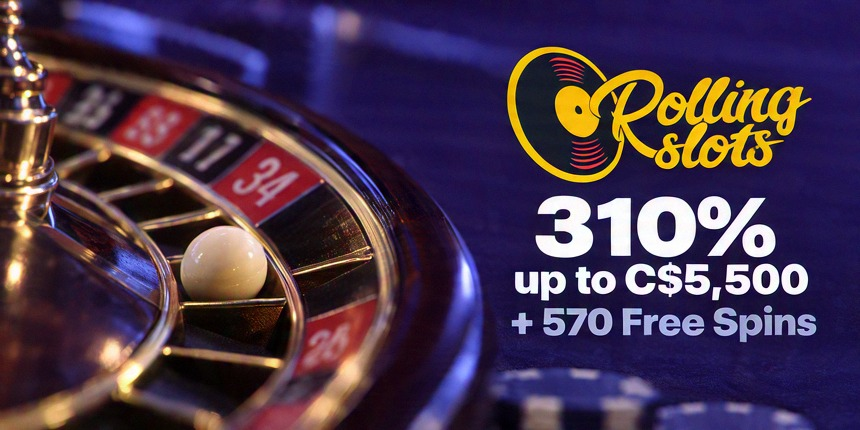 Online Casino Rolling Slots 310% up to C$5,500 + 570 Free Spins